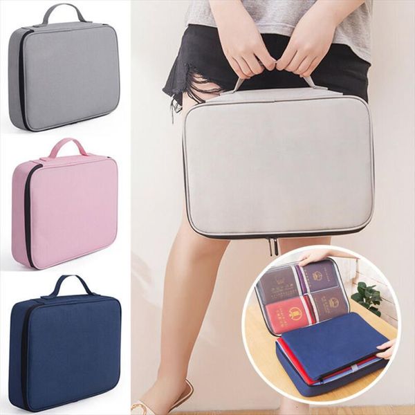 

travel waterproof storage bag document file organizer zipper pouch uk