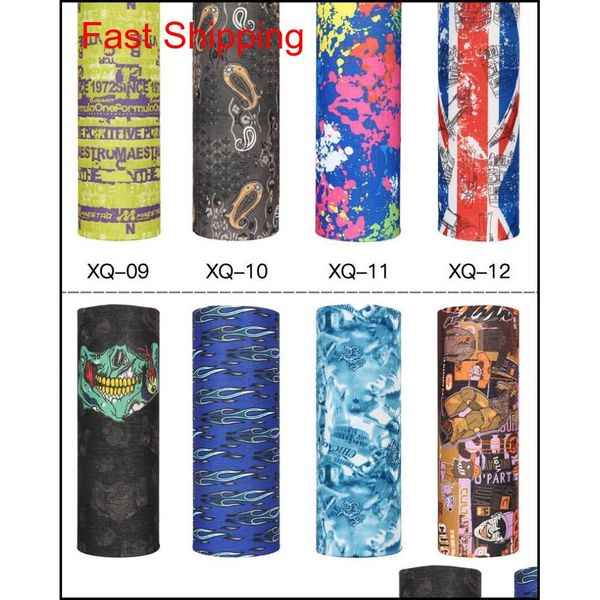 

bandanas scarves multifunctional outdoor cycling masks scarf magic turban sunscreen hair band riding jllwfe yycolor, Black