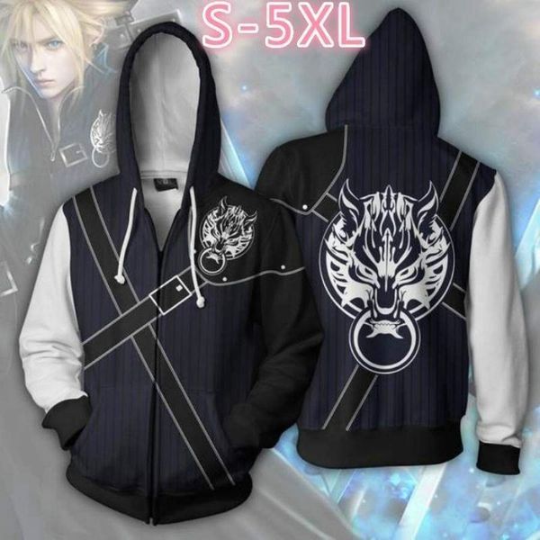 

scary fang monster 3d pattern hooded print graphic men's zip hoodie visual impact party punk gothic round neck sweatshirt hoodie, Black