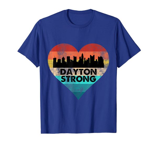 

dayton strong ohio shirt heart, White;black