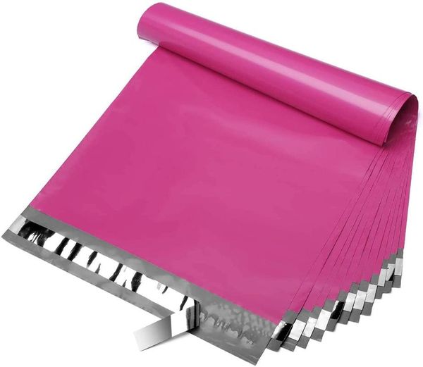 

100pcs/lots pink courier bags bags mailing self seal envelops plastic packaging bag plastic for packing