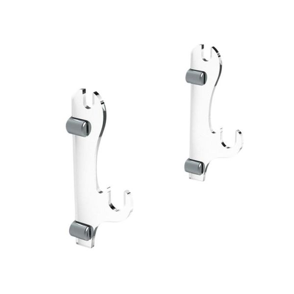 

hooks & rails 1set transparent acrylic display stand wall hanging diy home memorial collection decoration