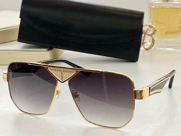 

summer sunglasses for men women the k gold plating style anti-ultraviolet retro plate square full frame eyeglasses random box, White;black