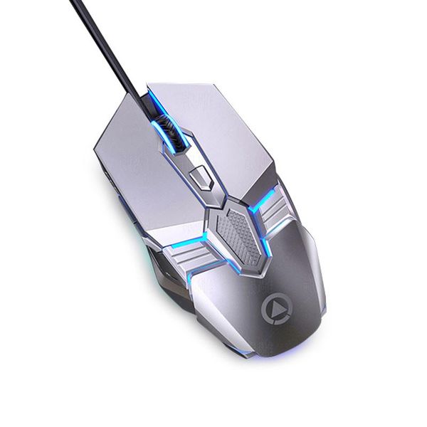 

mice 3200dpi adjustable usb glowing wired mouse game macro programming computer optical 6 keys ergonomic design gaming