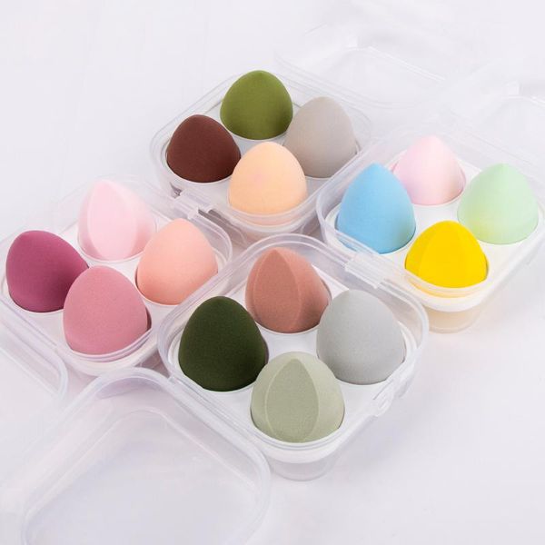

sponges, applicators & cotton 4pcs women makeup sponge puff tool beauty egg face foundation powder cream sponges cosmetic