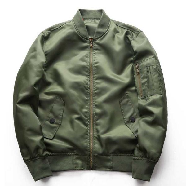 

men's jackets 2021 trend autumn and winter flight suit jacket water vapor thin baseball collar motorcycle fashion, Black;brown