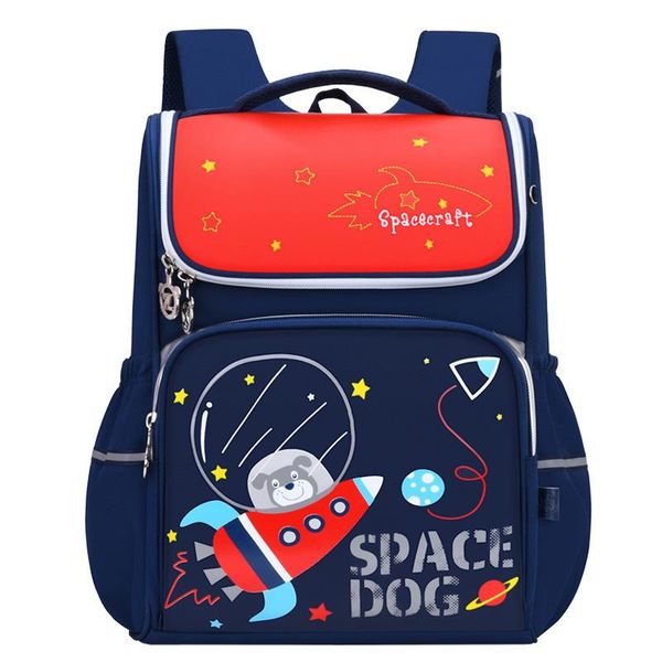 

school bags children orthopedics backpacks kids space rocket 3d stereo bag fashion girls cute printing oxford waterproof bookbag