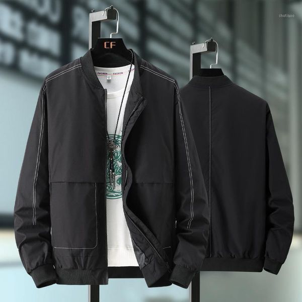 

men's jackets 10xl 9xl 8xl 7xl 6xl plus size jacket men casual autumn spring man outwear slim fit mens coat tracksuit brand clothes, Black;brown