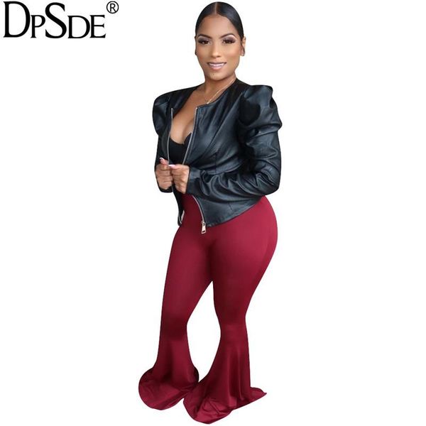 

women's jackets dpsde autumn winter black women casual coat front zipper full sleeve fashion outwear keep warm 2021 streetwear cool jac, Black;brown
