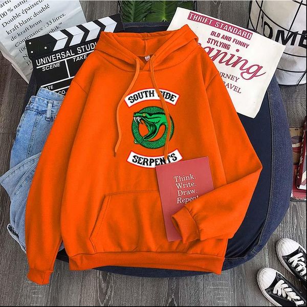 

riverdale print sweatshirt hoodie 2021 new korean harajuku hoodie hip hop print funny fleece hoodie drop shipping, Black