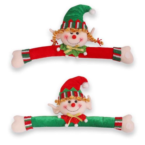 

other home decor christmas window decorations, cute elf doll curtain tieback hook for holiday dÃ©cor