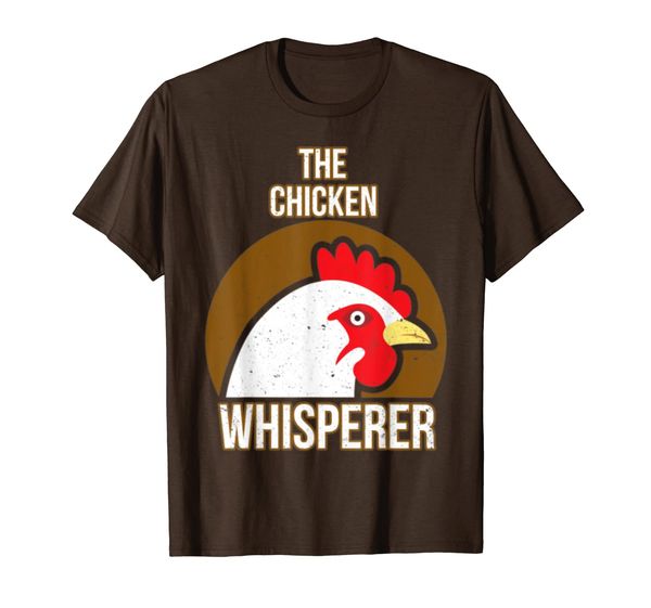 

chicken whisperer funny chicken tee for farmers t-shirt, White;black