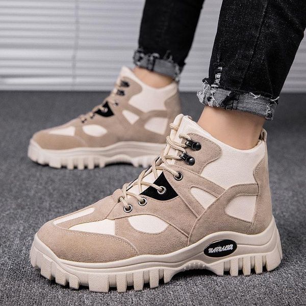 

boots boty leather canvas para casual sapato coturno spring sapatos mens fashion sport winter shoes cuero zapatos leisure hombre for, Black