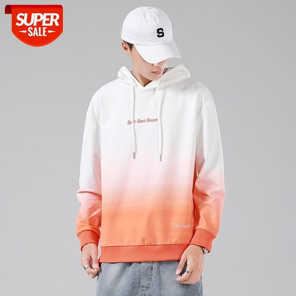

2020 brand man hoodies autumn hoodie sweatshirt long sleeve sweatshirt men clothing korean style plus size loose fashion clothes #9j0g, Black