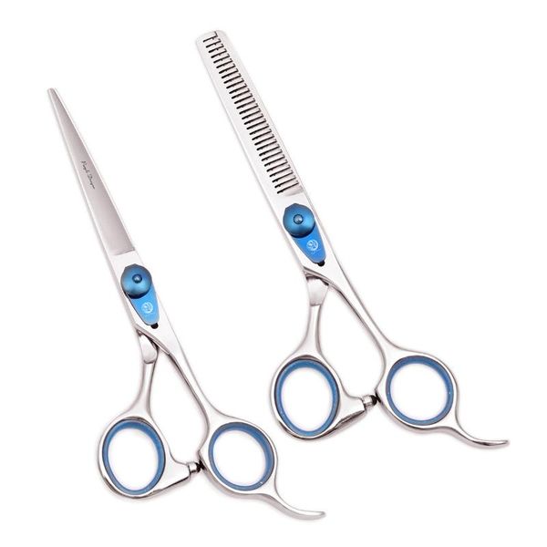 

hair scissors for cutting 6" jp 440c hairdressing salon thinning shears barber shop 1016# with ring high quality