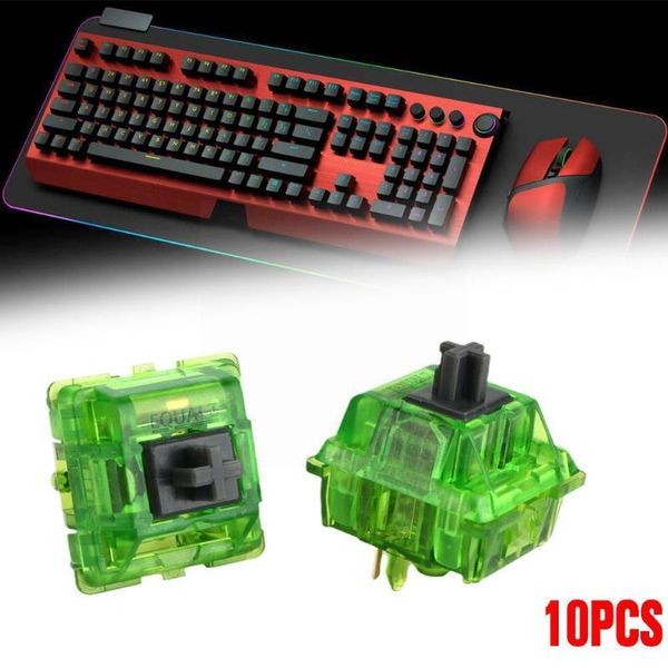 

keyboards 10pcs/set equalz kiwi switches for mechanical keyboard 67g tactile diy translucent customize 5 game pins axis g2b2