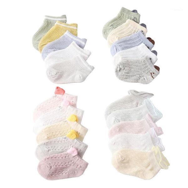 

baby socks thin cotton summer for boys and girls sock, Pink;yellow