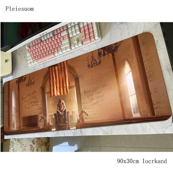 

mouse pads & wrist rests far cry pad 90x30cm gaming mousepad anime mass pattern office notbook desk mat cute padmouse games pc gamer mats