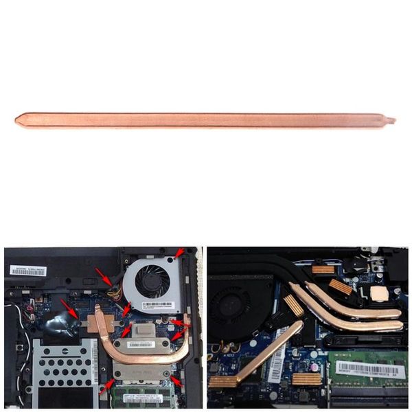 

80/130/170/220/300mm pure copper tube flat heatsink cooler for lapnotebook