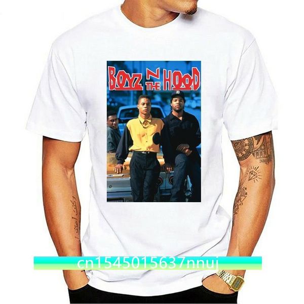 

men's t-shirts boyz n the hood - black shirt ships fast, White;black
