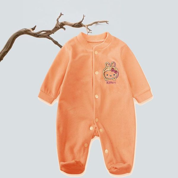 

jumpsuits 2021 summer baby romper sleeve boys girls long clothes born clothing casual girl infant suit, Blue