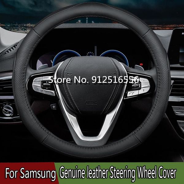 

steering wheel covers car-styling accessories leather cover for samsung zoe sm6 twizy qm6 xm3 master captur clio qm3 qm5 sm3 ze sm5 sm7