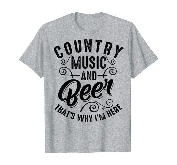 

funny country music and beer cute singer alcohol lover gift t-shirt, White;black