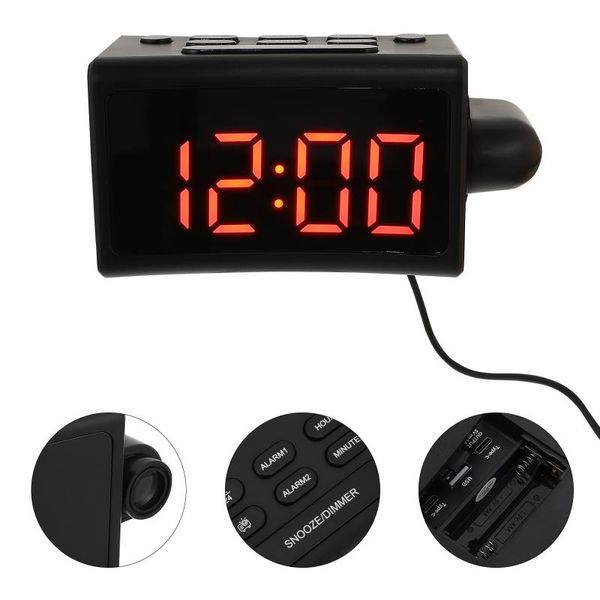 

other clocks & accessories 1 set projection electronic alarm clock indoor