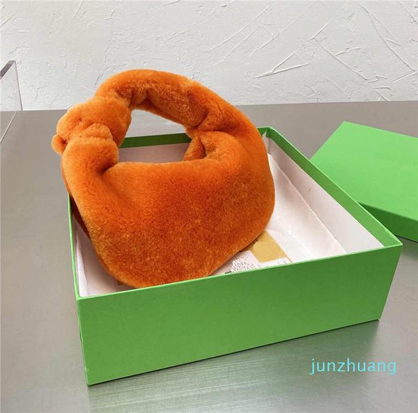 

designer- plush underarm bag luxury handbag fashion women's shoulder bags lady wallets handbags