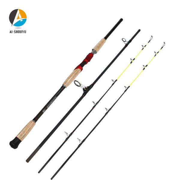 

boat fishing rods ai-shouyu lure rod 1.8m/ 2.1m/2.4m/2.7m/3.0m high carbon spinning/casting probale pole m/xh power travel