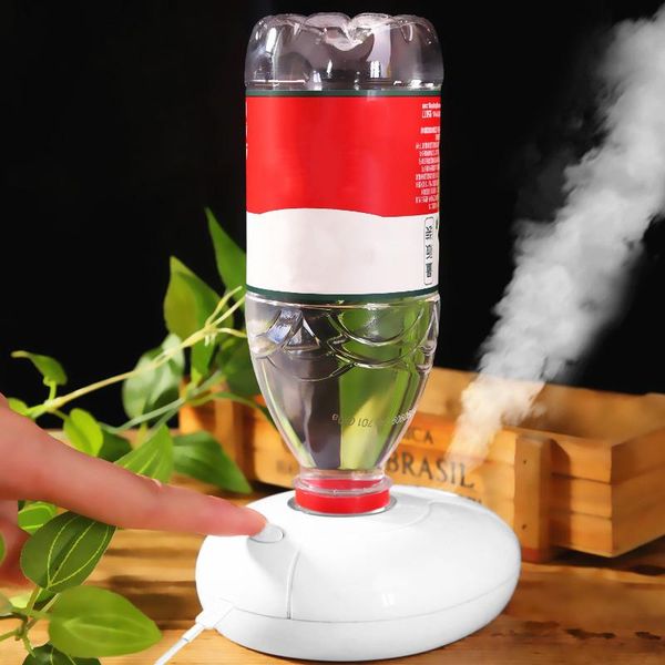 

1pcs usb power bottle holder air humidifier timing anti-burnout led night light aroma diffuser mist maker for home office