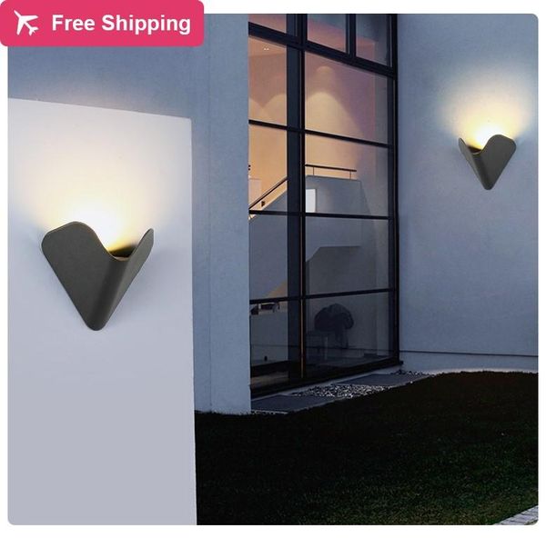 

wall lamps 10pc modern minimalist villa courtyard outdoor led lamp waterproof cob el moisture-proof al