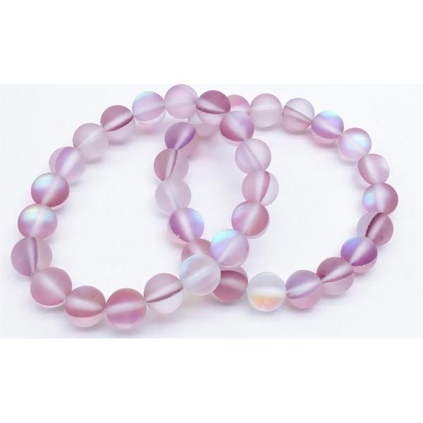 

loose beads 10mm matte aura quartz bracelet,gemstone bracelet,,elastic bracelet,good luck bracelet