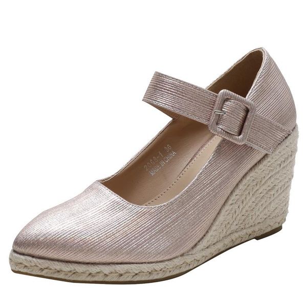 

sandals women platform shoes pumps mary jane loafers 2021 retro single style girls costume woman espadrilles casual, Black