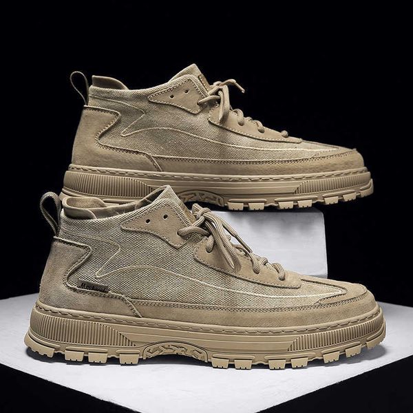 

2021 autumn men's sho high outdoor wear fashion casual martin boots work cloth