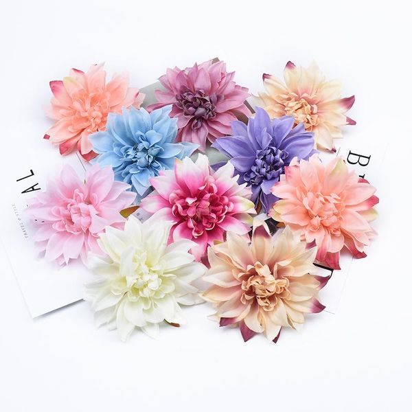 

decorative flowers & wreaths 5/10 pieces silk gerbera home decoration accessories wedding bridal clearance artificial