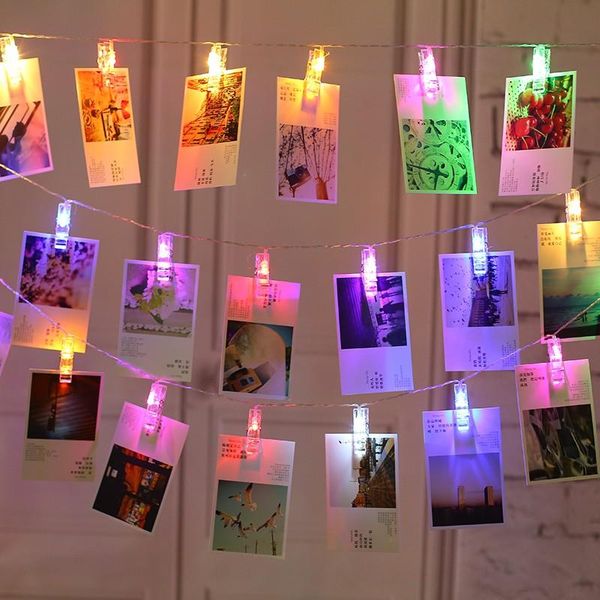 

p clip holder led string lights led card picture p clips pegs bright string light wedding party valentine's day