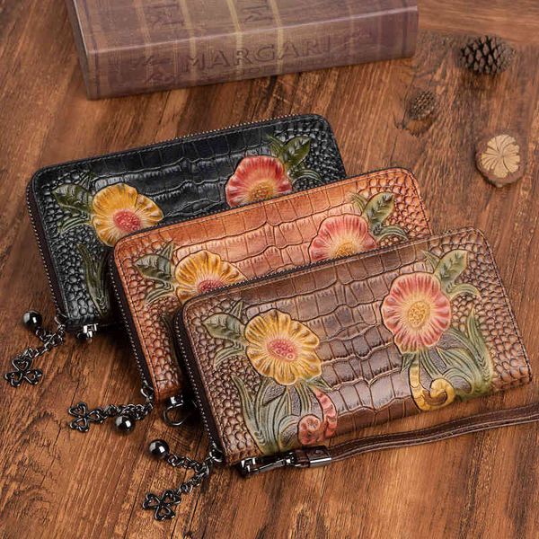 

wallet style fashion tree high leather zipper cover hand color hold, Red;black