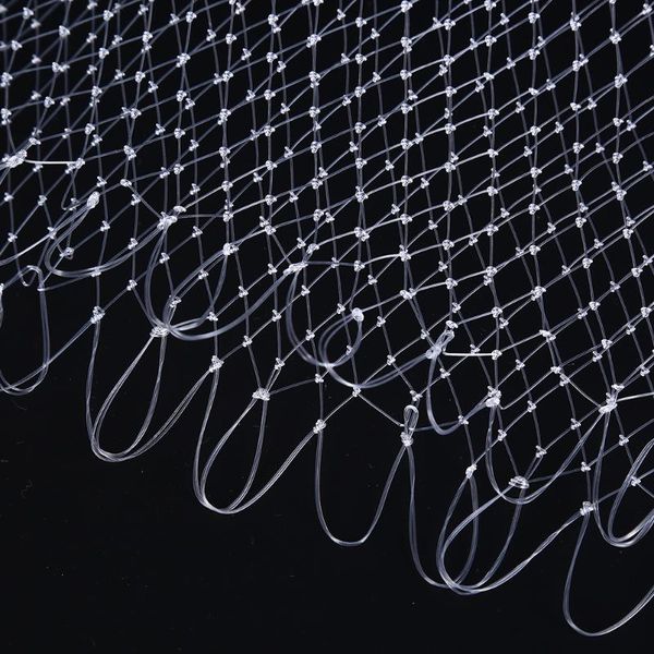 

fishing accessories 40/50cm nylon net small hole diameter portable mesh collapsible tools