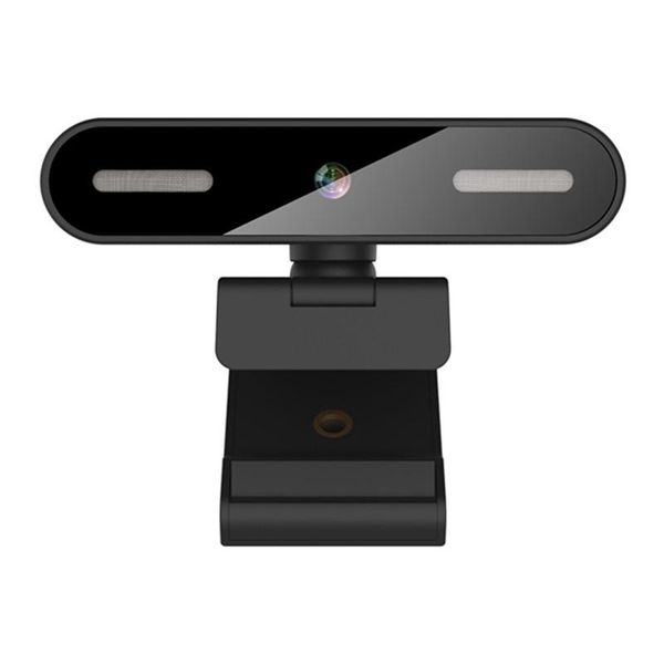 

webcam with microphone,1080p hd webcam with hd video and built-in stereo microphones - black