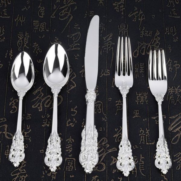 

flatware sets camping outdoor tableware spoon fork stainless steel chopstick cutlery set portable faqueiros inox luxury 50n0003