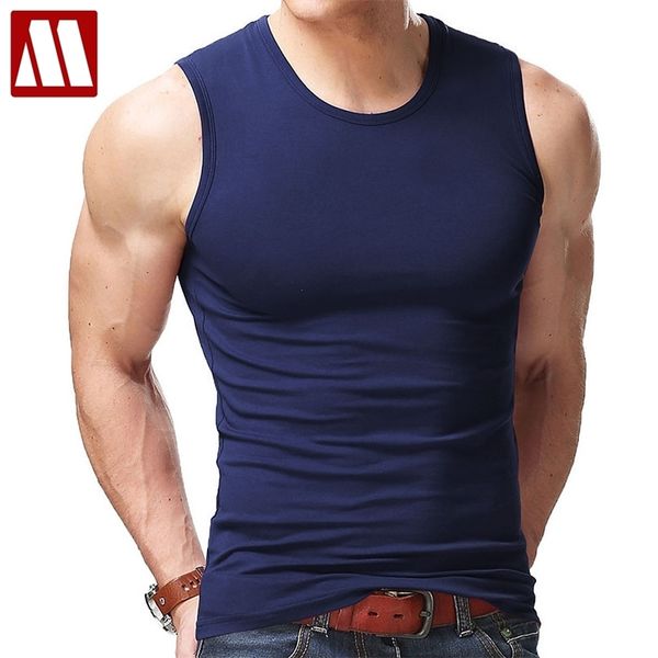 

2021 men' tank fashion summer style sleeveless undershirts male bodybuilding tank casual cotton man vest ~xxl 210308, White;black