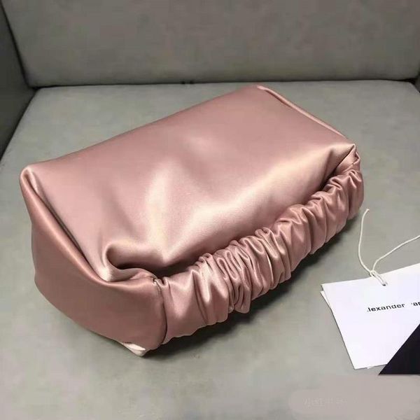 

evening bags xiaoning 2021 king silk satin pleated mini handy bag bento