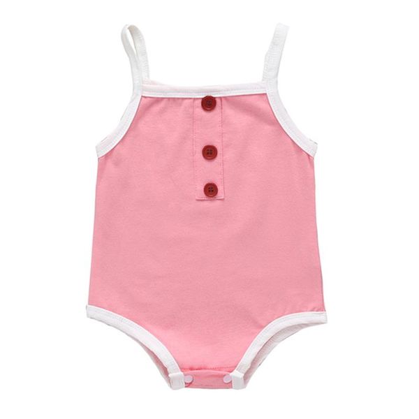 

rompers bobora infant born baby boys girls solid sleeveless romper summer jumpsuit one piece outfits clothes, Blue