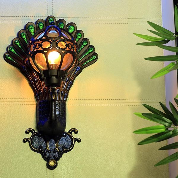 

european outdoor wall lamp garden outdoor waterproof led lights retro villa gate wall light american lighting for balcony
