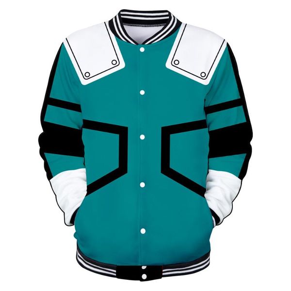 

new japan anime my hero academia men baseball jacket children boys girls sportswear cosplay costume overcoat hoodie sweatshirt, Black;brown