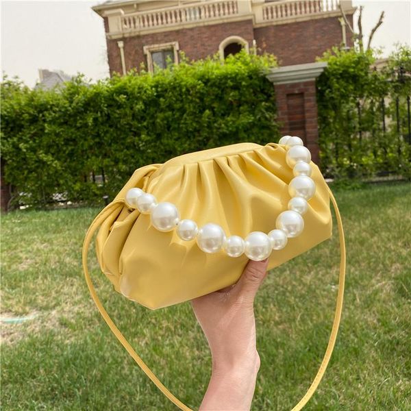

totes brand cloud bags for women shoulder bag luxury armpit pearl handbag and purse crossbody clutch