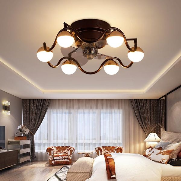 

ceiling fans nordic fan lamp bedroom dining room household living with remote control electric