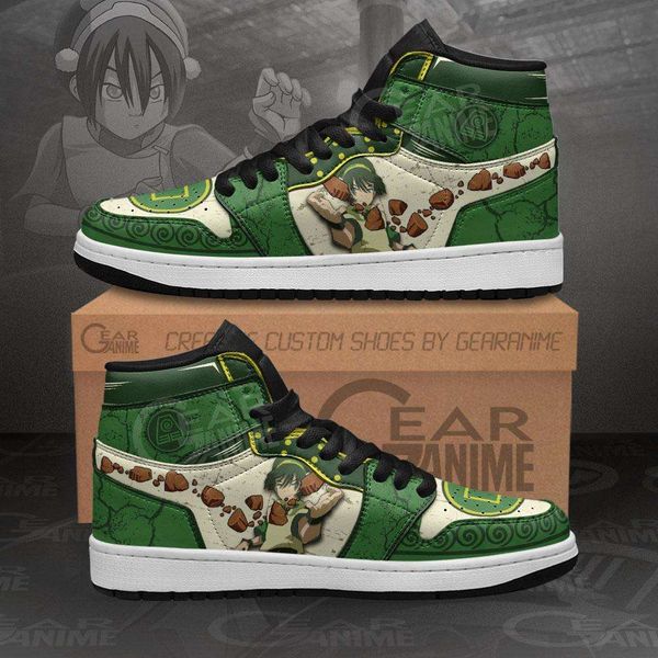 

sneakers custom avatar the last airbender anime shoes