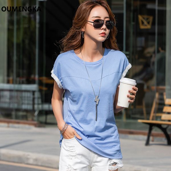 

2021 new ropa moda mujer summer cotton white t bow femme fashion tee shirt women batwing lace sleeve clothing wtrz